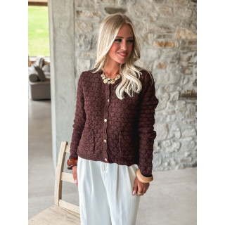 Gilet Enissa - Chocolat