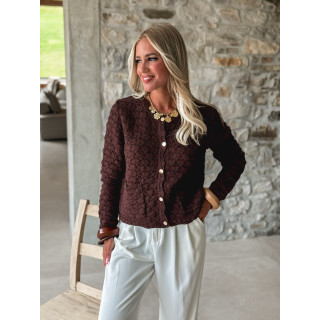 Gilet Enissa - Chocolat