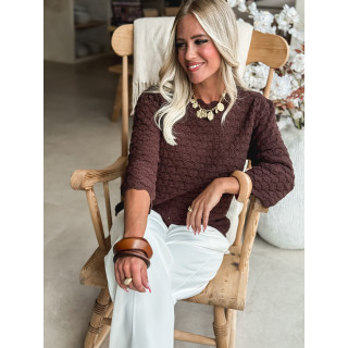 Pull Enissa - Chocolat