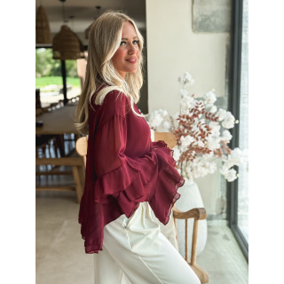 Blouse Sherine - Bordeaux