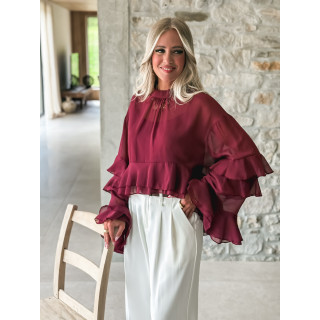 Blouse Sherine - Bordeaux