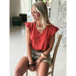 Blouse Venezia - Terracotta
