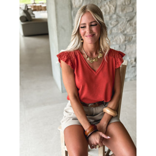 Blouse Venezia - Terracotta