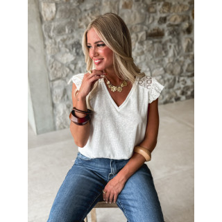 Blouse Venezia - Blanc