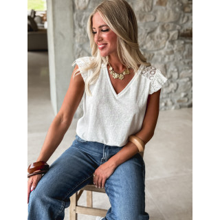 Blouse Venezia - Blanc