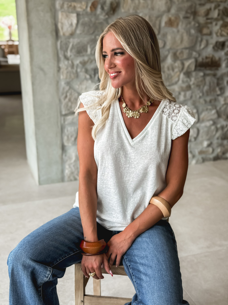 Blouse Venezia - Blanc