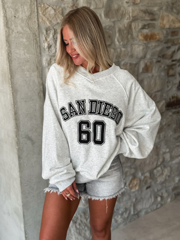 Pull "SAN DIEGO" - Gris