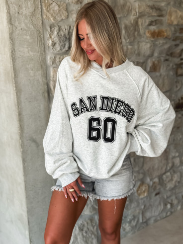 Pull "SAN DIEGO" - Gris