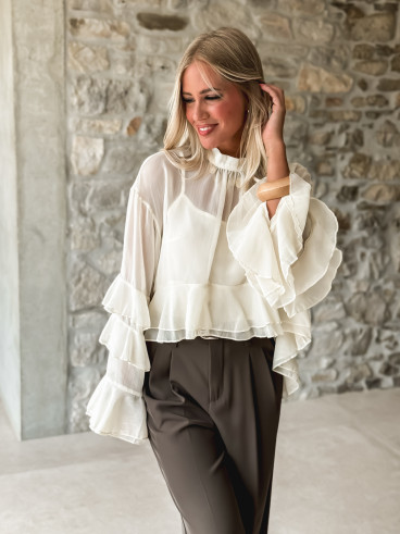 Blouse Sherine - Crème