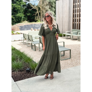 Robe longue Sadya - Kaki