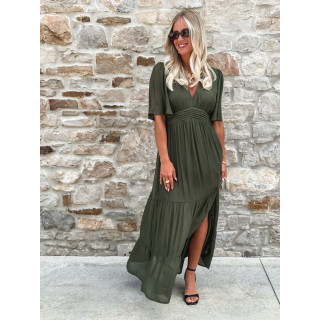 Robe longue Sadya - Kaki