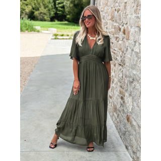 Robe longue Sadya - Kaki