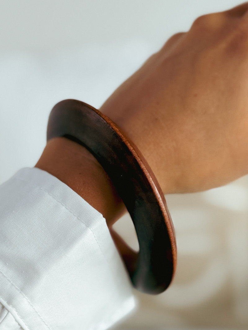 Bracelet Azélie - Chocolat