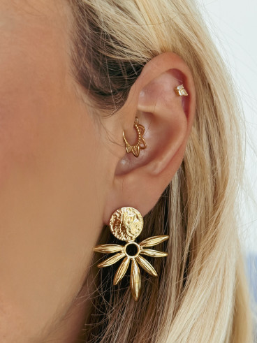 Boucles d'oreilles Maxima - Doré