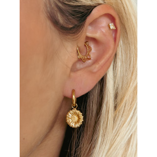 Boucles d'oreilles Malaya - Doré