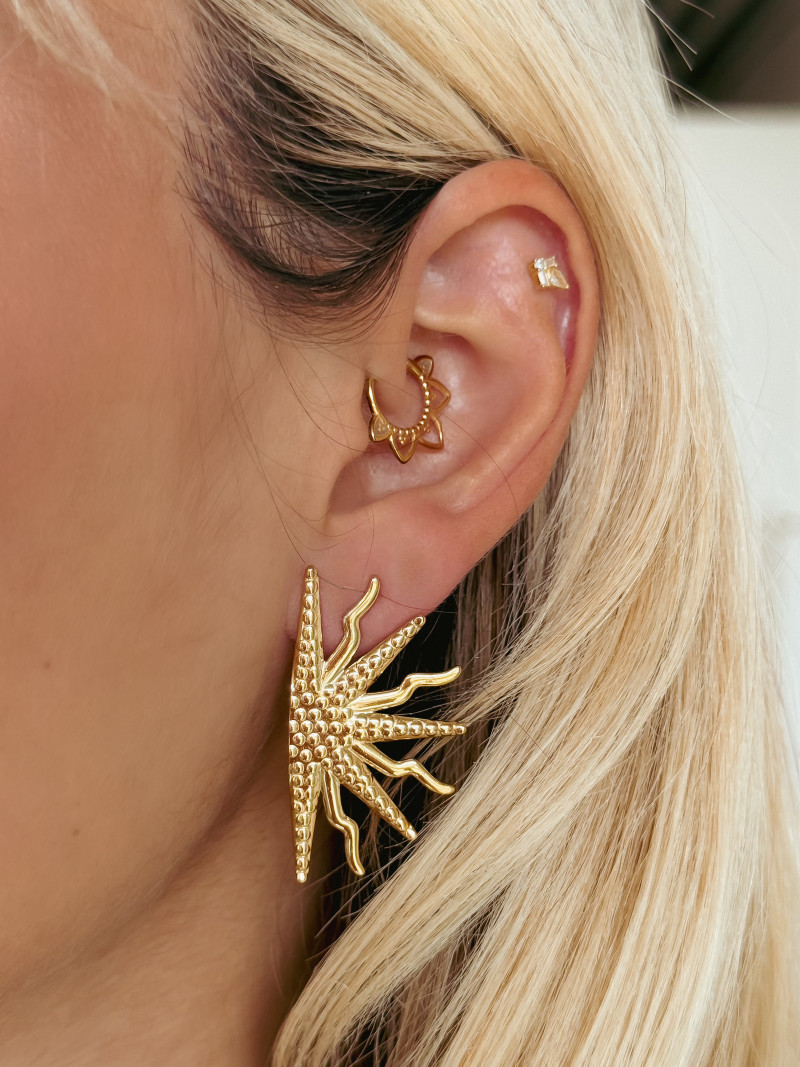 Boucles d'oreilles Maélo - Doré