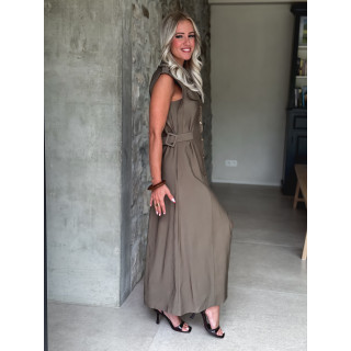 Robe longue Dahyna - Kaki