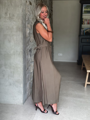 Robe longue Dahyna - Kaki