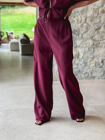 Pantalon Dahyna - Bordeaux