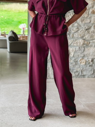 Pantalon Dahyna - Bordeaux
