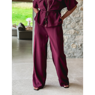 Pantalon Dahyna - Bordeaux