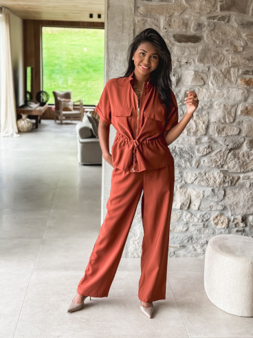 Blouse Dahyna - Brique
