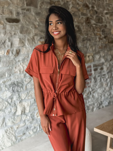 Blouse Dahyna - Brique