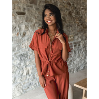 Blouse Dahyna - Brique