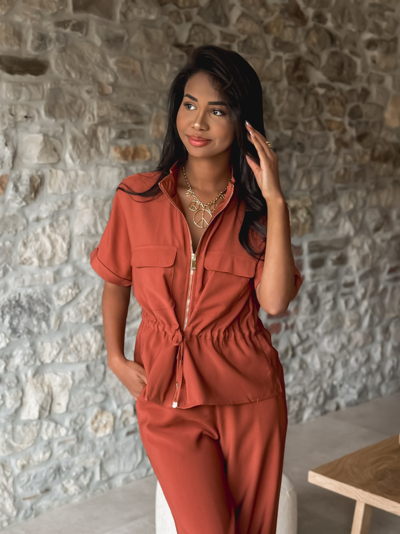 Blouse Dahyna - Brique