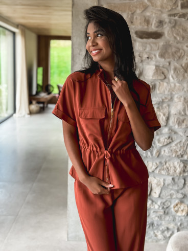 Blouse Dahyna - Brique