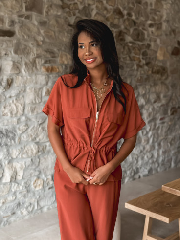 Blouse Dahyna - Brique
