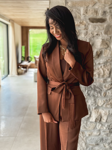 Blazer Mensita - Café