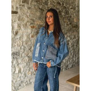 Veste en jeans Genny - Bleu