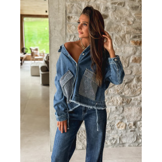 Veste en jeans Genny - Bleu