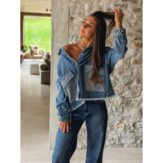 Veste en jeans Genny - Bleu
