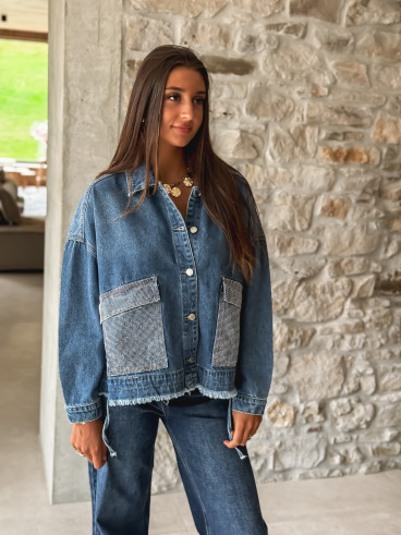 Veste en jeans Genny - Bleu