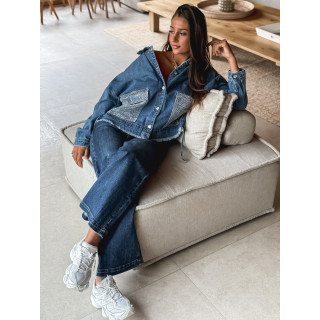 Veste en jeans Genny - Bleu