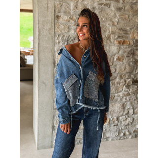 Veste en jeans Genny - Bleu