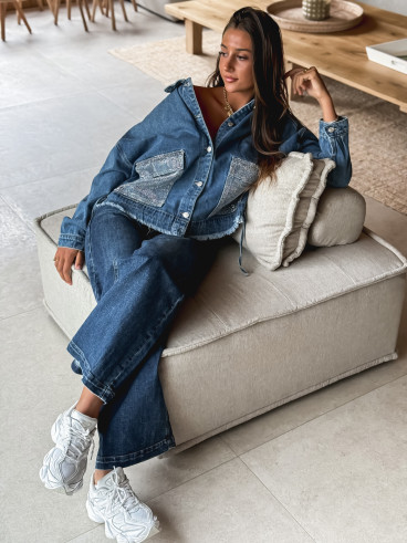 Jeans Lorie - Bleu foncé