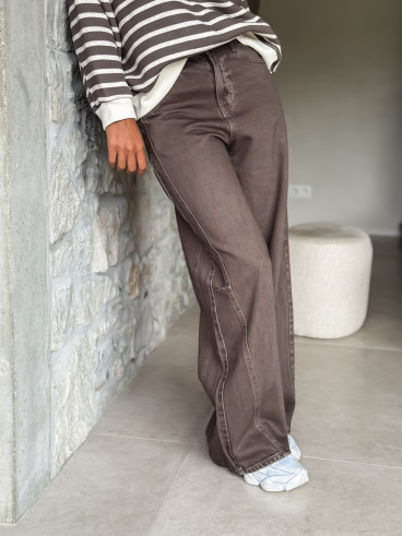 Jeans Naoma - Marron