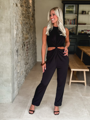 Combinaison pantalon Ludine - Noir