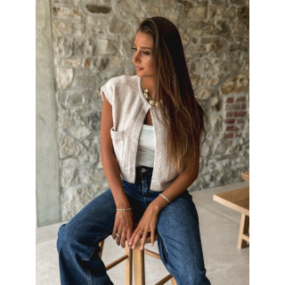 Gilet Chléa - Beige