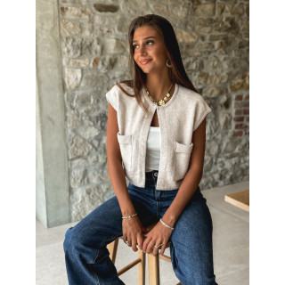 Gilet Chléa - Beige