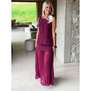 Blouse Eléona - Bordeaux