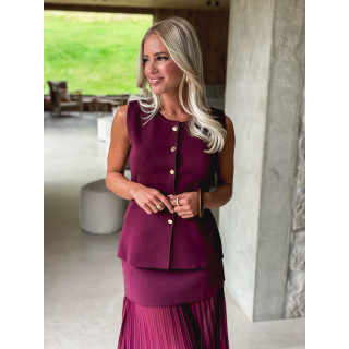 Blouse Eléona - Bordeaux