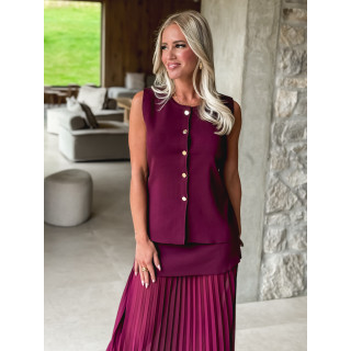 Blouse Eléona - Bordeaux