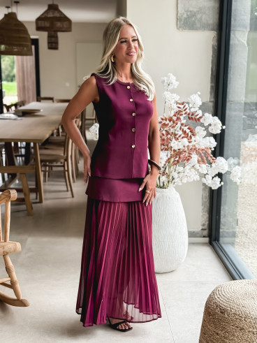 Blouse Eléona - Bordeaux