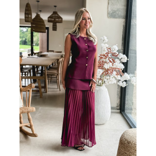 Blouse Eléona - Bordeaux