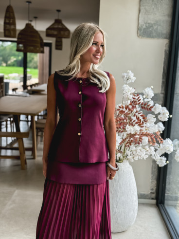 Blouse Eléona - Bordeaux