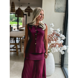 Blouse Eléona - Bordeaux